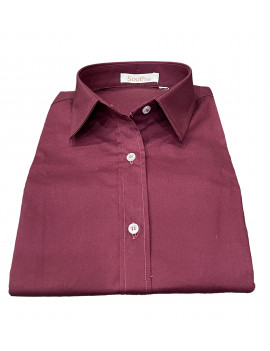 CAMICIA BASIC BORDO