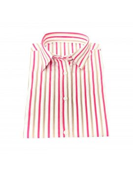 CAMICIA STRIPES ROSA/FUCSIA