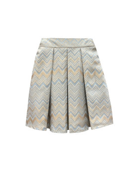 MINI DAMASCO MISSONI AZZURRO