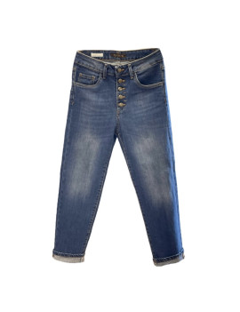 JEANS BOTTON DENIM WASHED