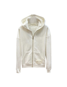 FELPA ZIP HODDIE PANNA