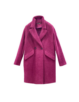 CAPPOTTO LESKA MAGENTA