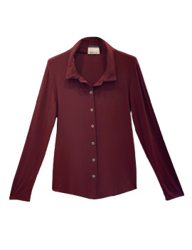 MAGLIA POLOCAMICIA BORDEAUX