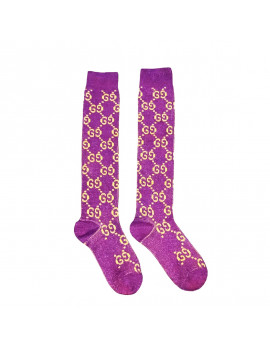 SOCK LOGO VIOLET