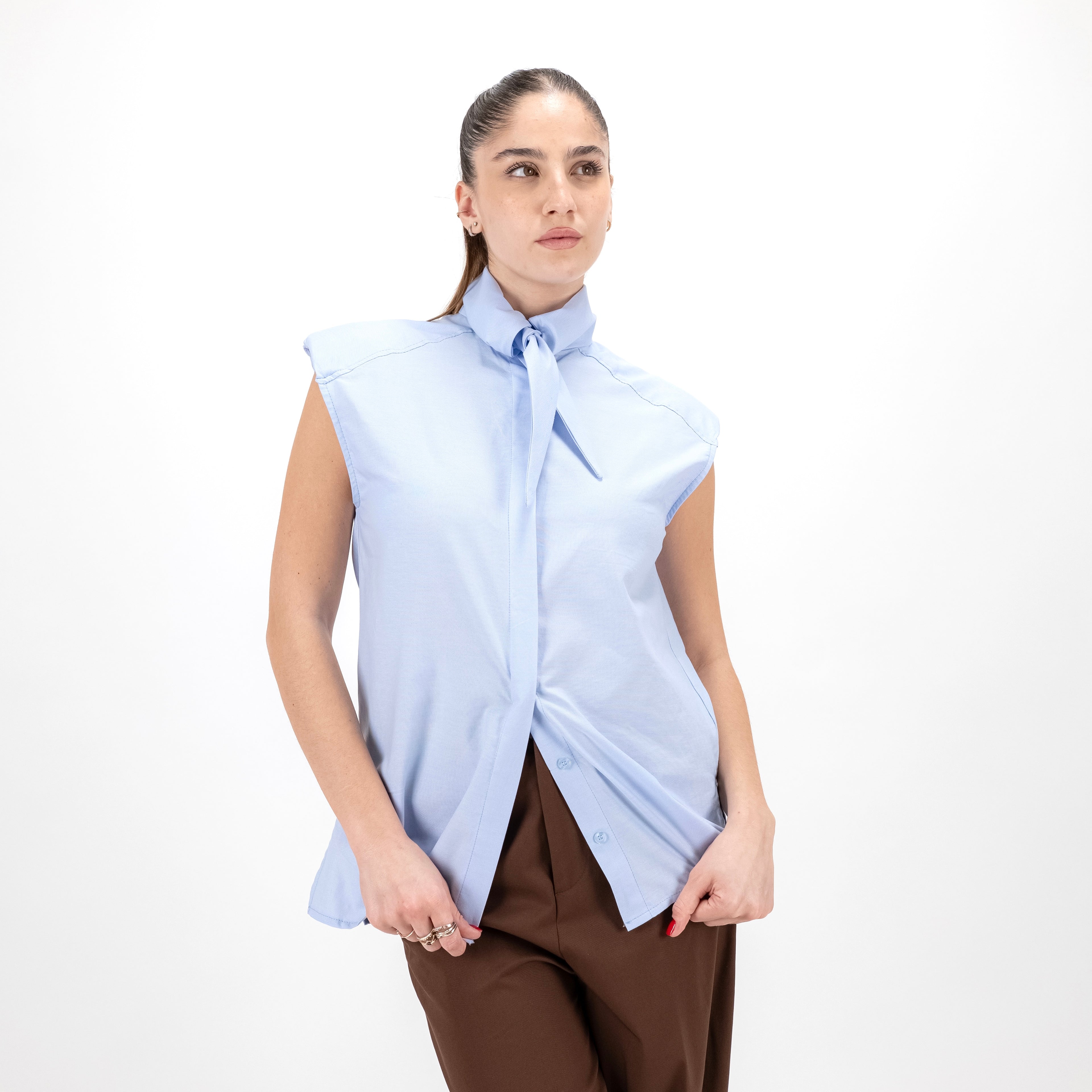 KONTATTO NH408 CAMICIA SMANICATA OXFORD