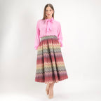 SARTORIA GONNA BROCCATO MISSONI AMARENA
