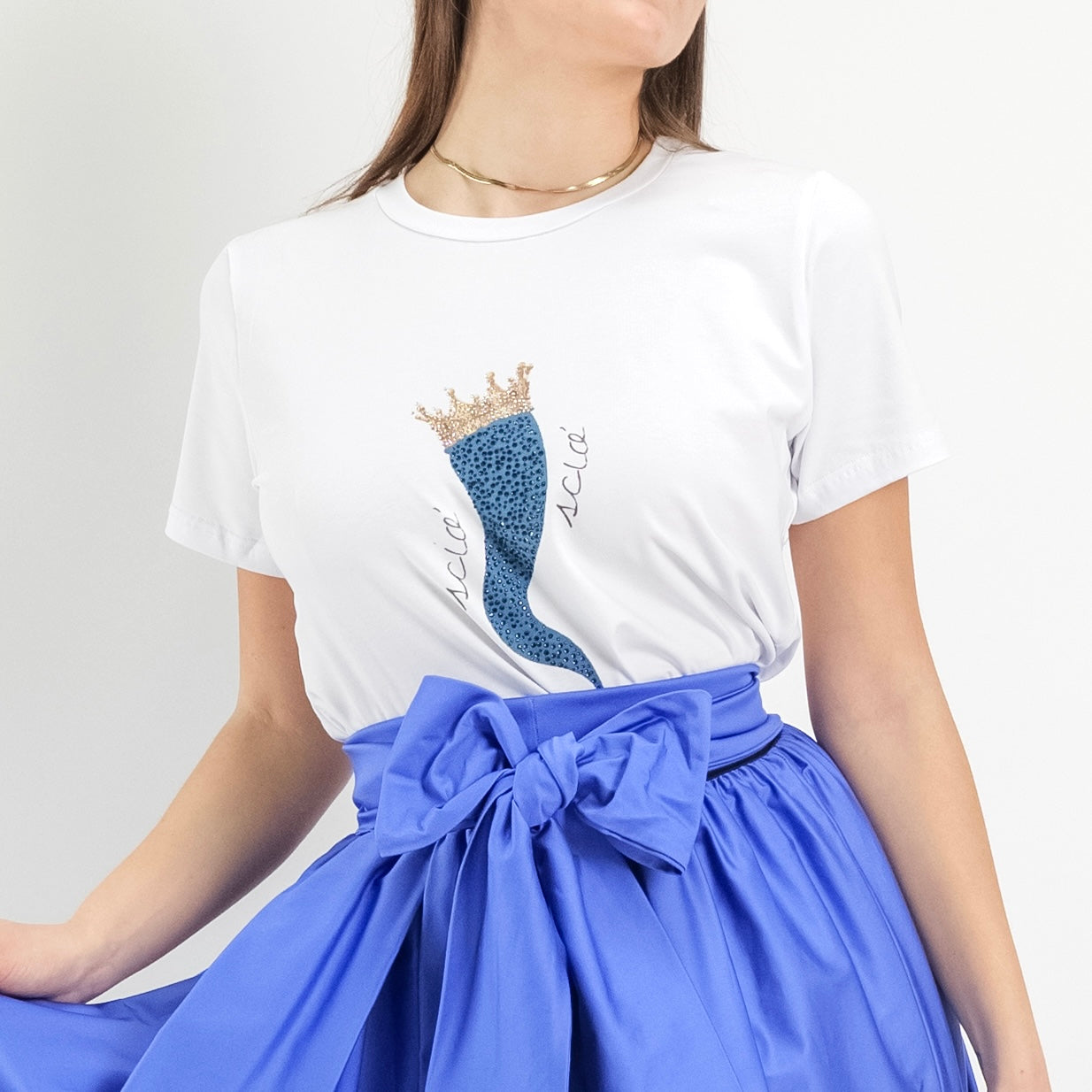 JETAIME T-SHIRT HORN BLU