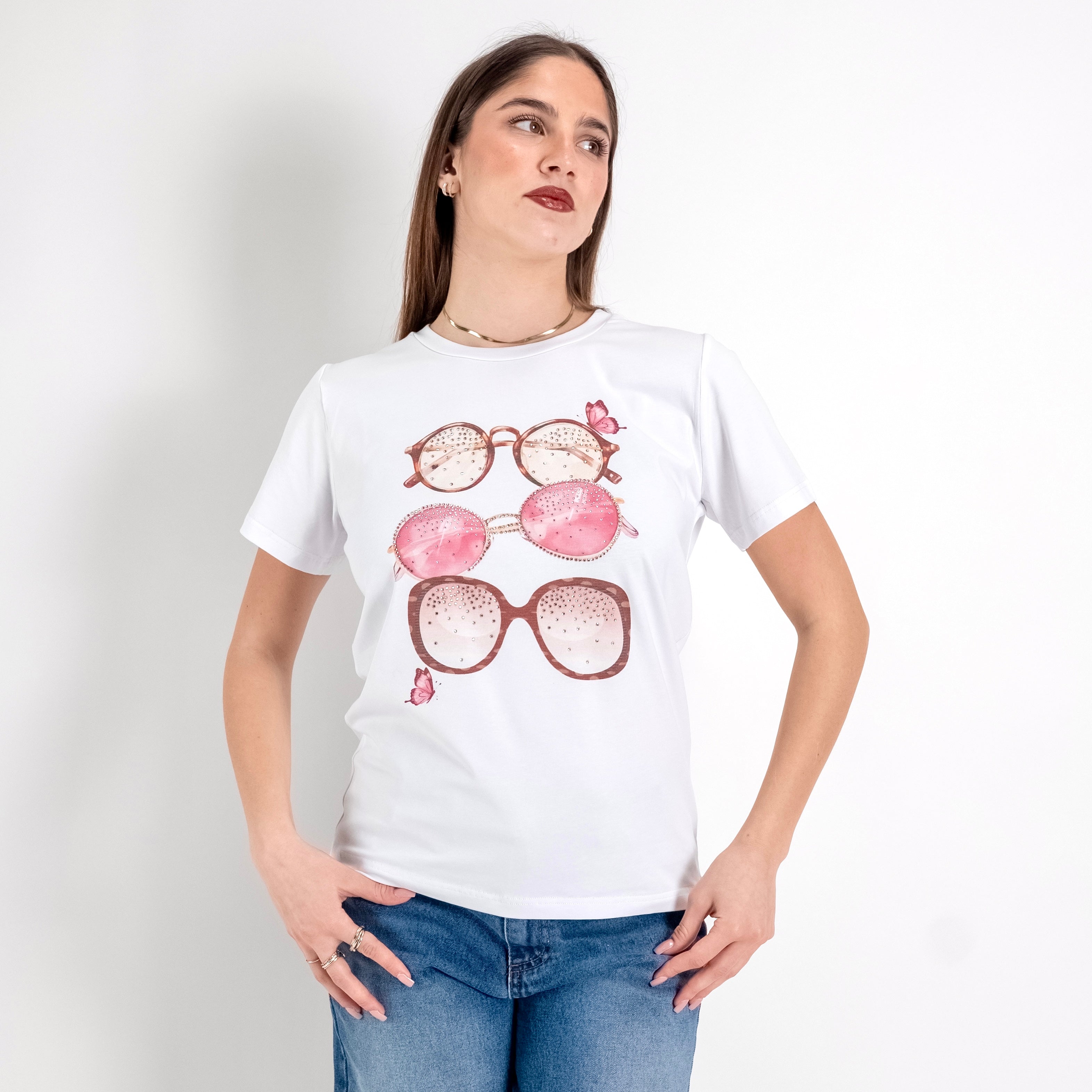 JETAIME T-SHIRT SUNGLASSES ROSA