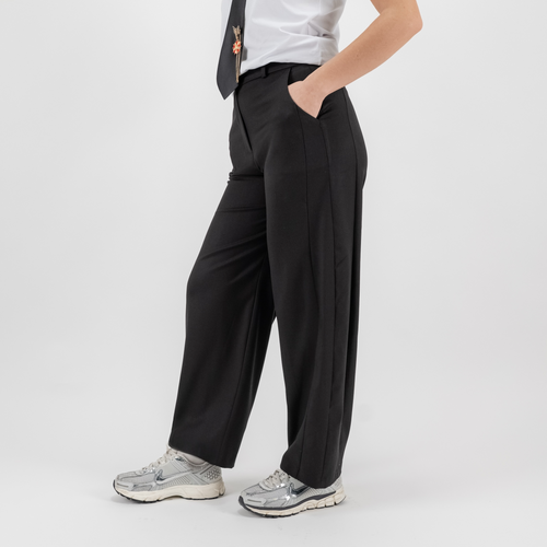 JETAIME PANTALONE BARREL WOOL NERO
