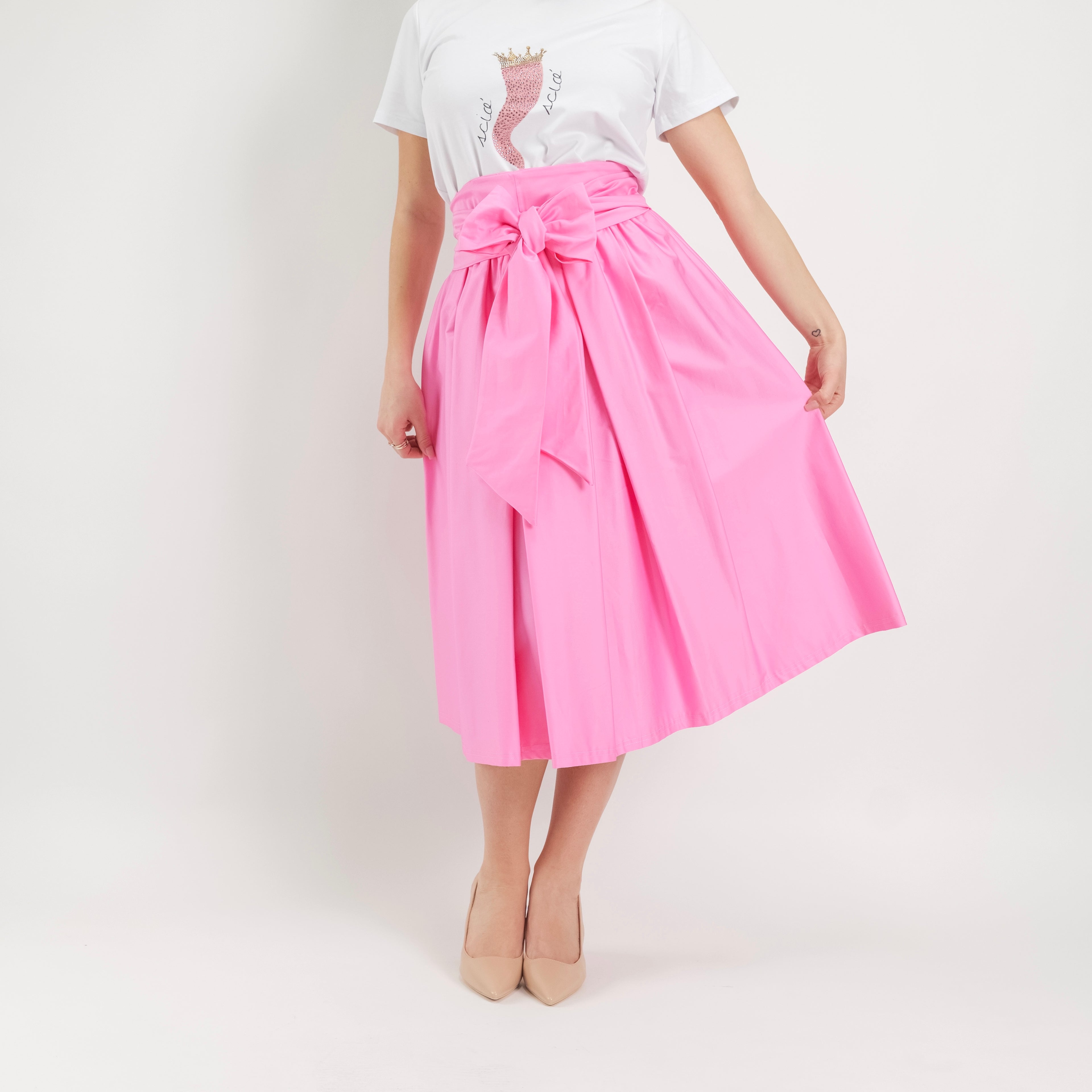 SARTORIA GONNA ECOLE ROSA