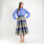 SARTORIA GONNA BROCCATO MISSONI BLU
