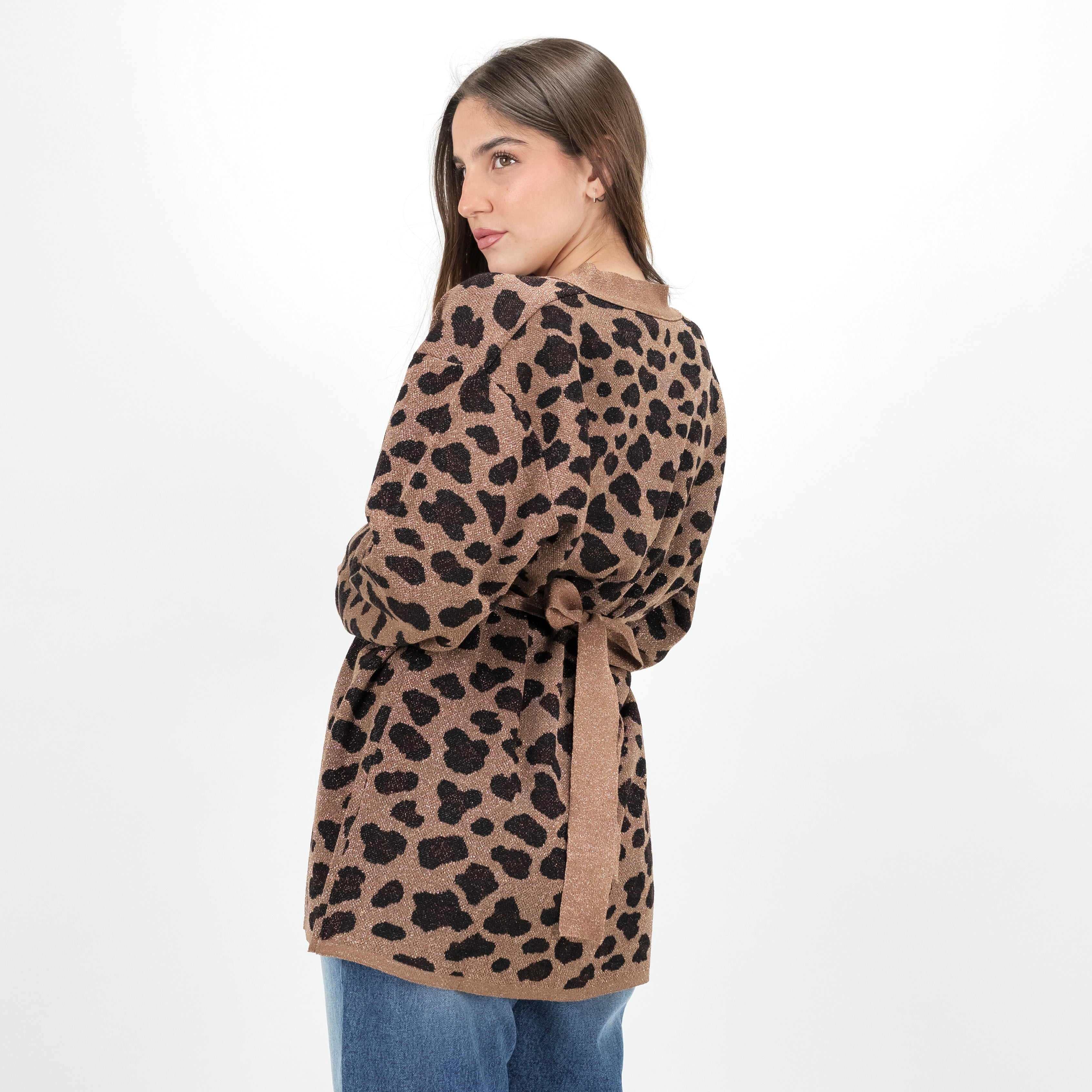 KONTATTO 3M1558C CARDIGAN MACULATO