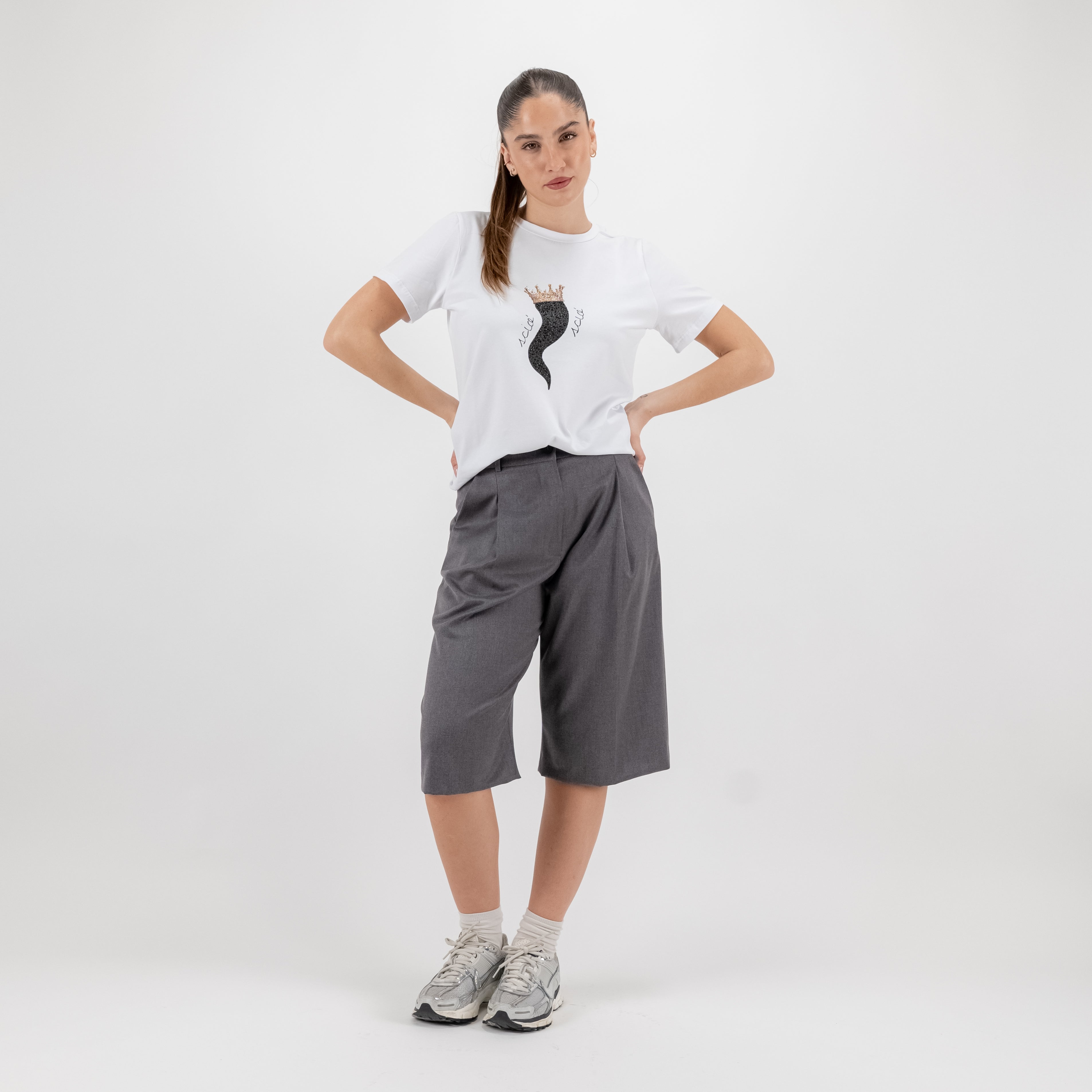 JETAIME T-SHIRT HORN NERO