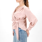 SOUTHLAB BLUSA INCROCIO