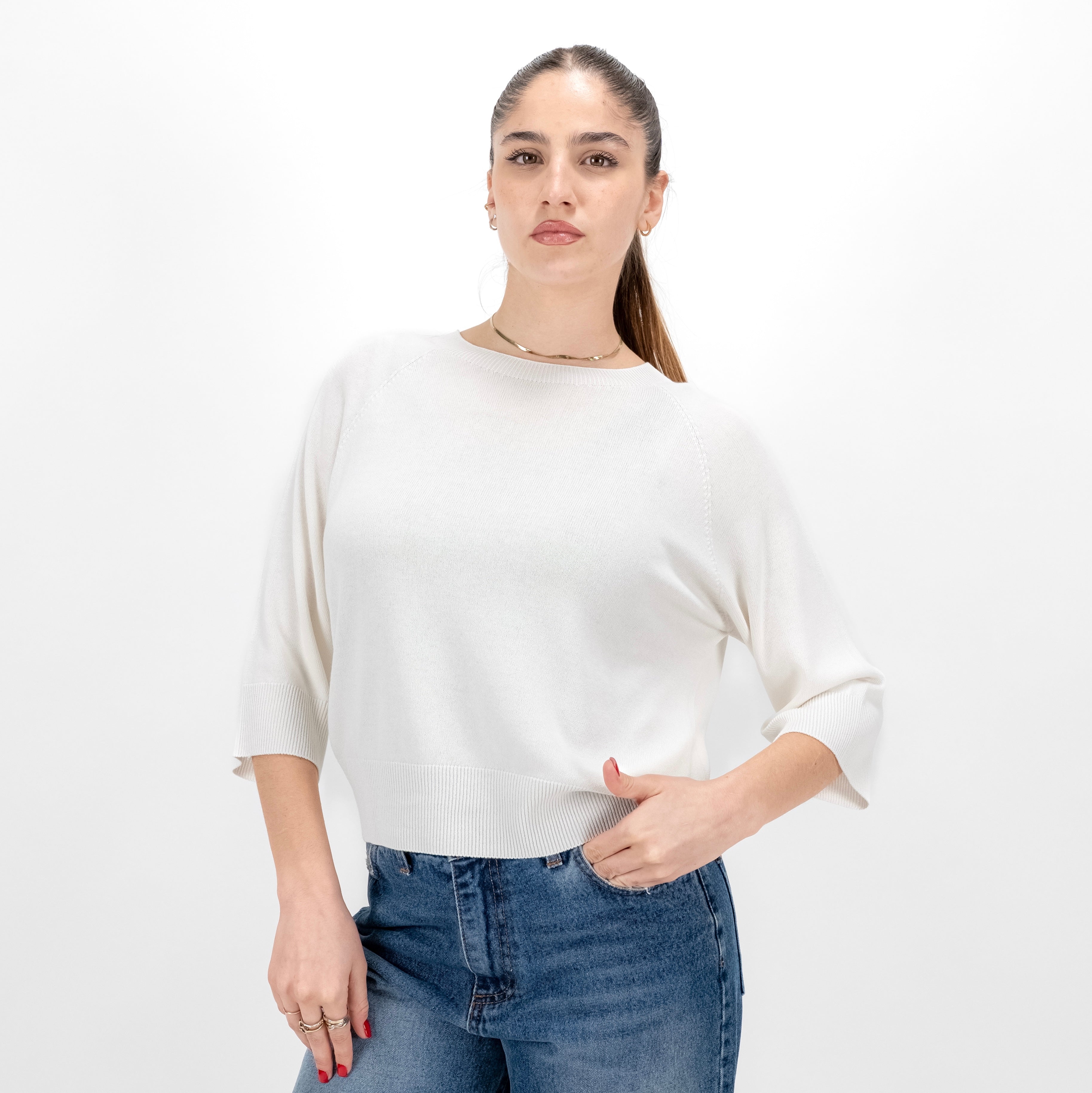 KONTATTO 3M1504CN  MAGLIA GIROCOLLO MANICA CORTA