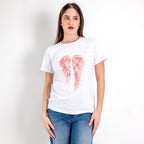 JETAIME T-SHIRT WINGS ROSA