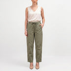 SILENCE PANTALONE LACCIO COTONE
