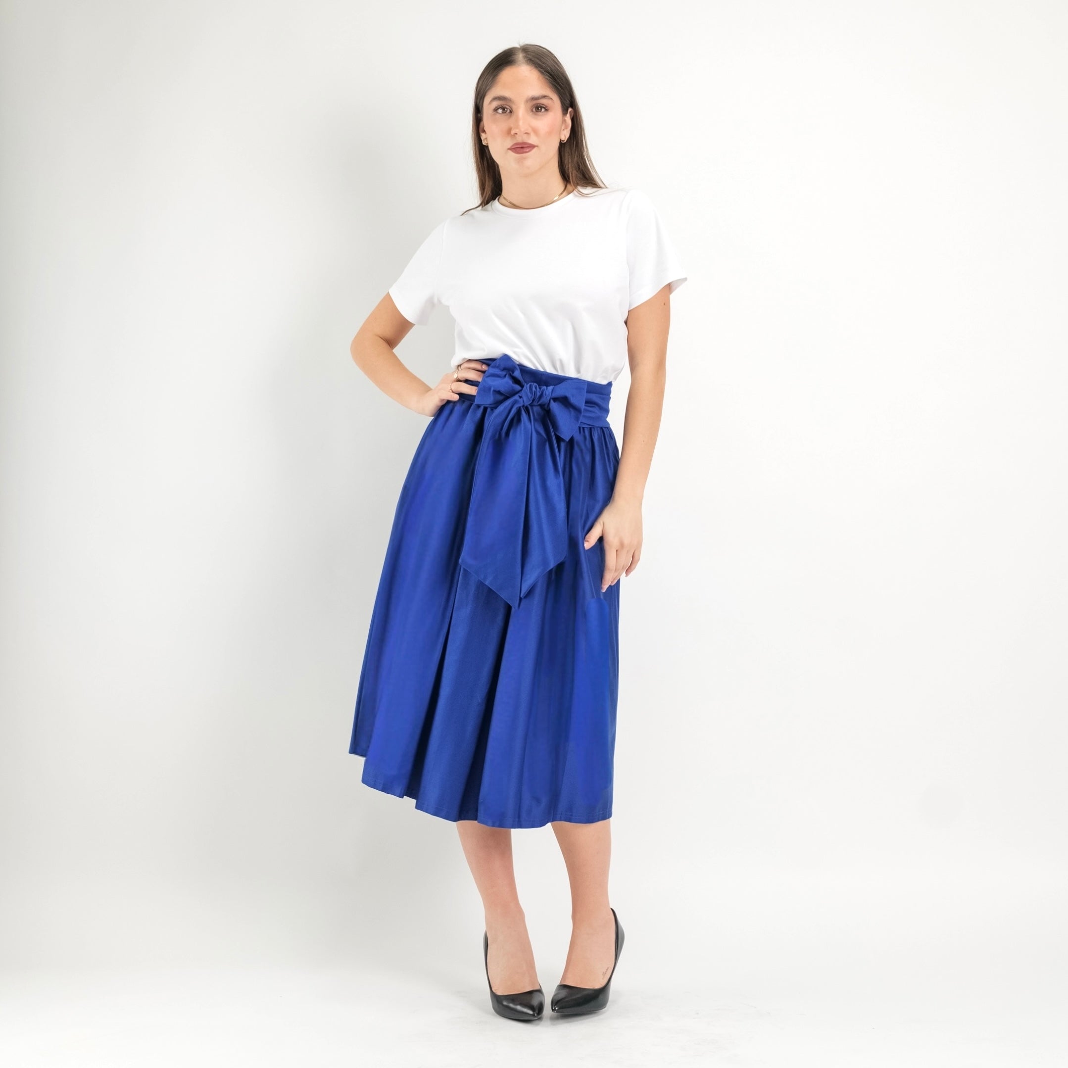 SARTORIA GONNA ECOLE BLU NAVY