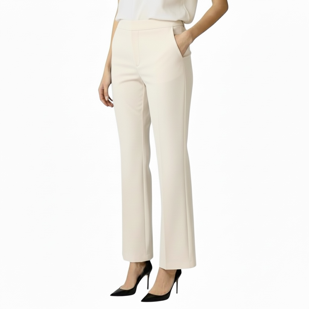 ONICA PANTALONE TROMBETTA PANNA