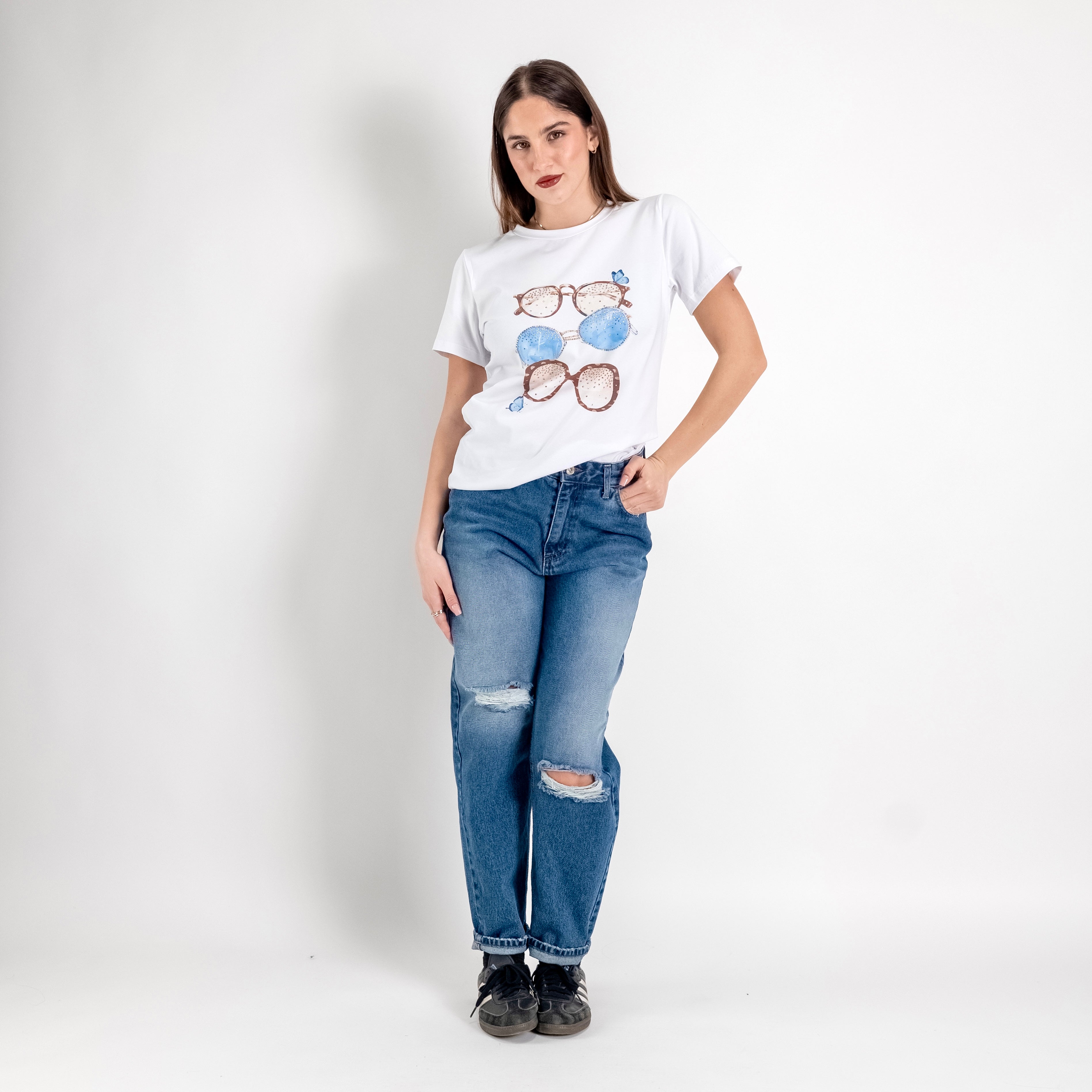 JETAIME T-SHIRT SUNGLASSES BLU