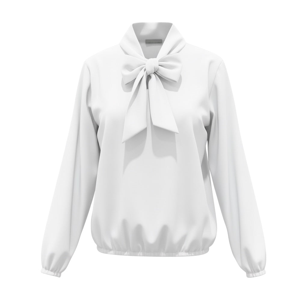 SARTORIA BLUSA FIOCCO BIANCO