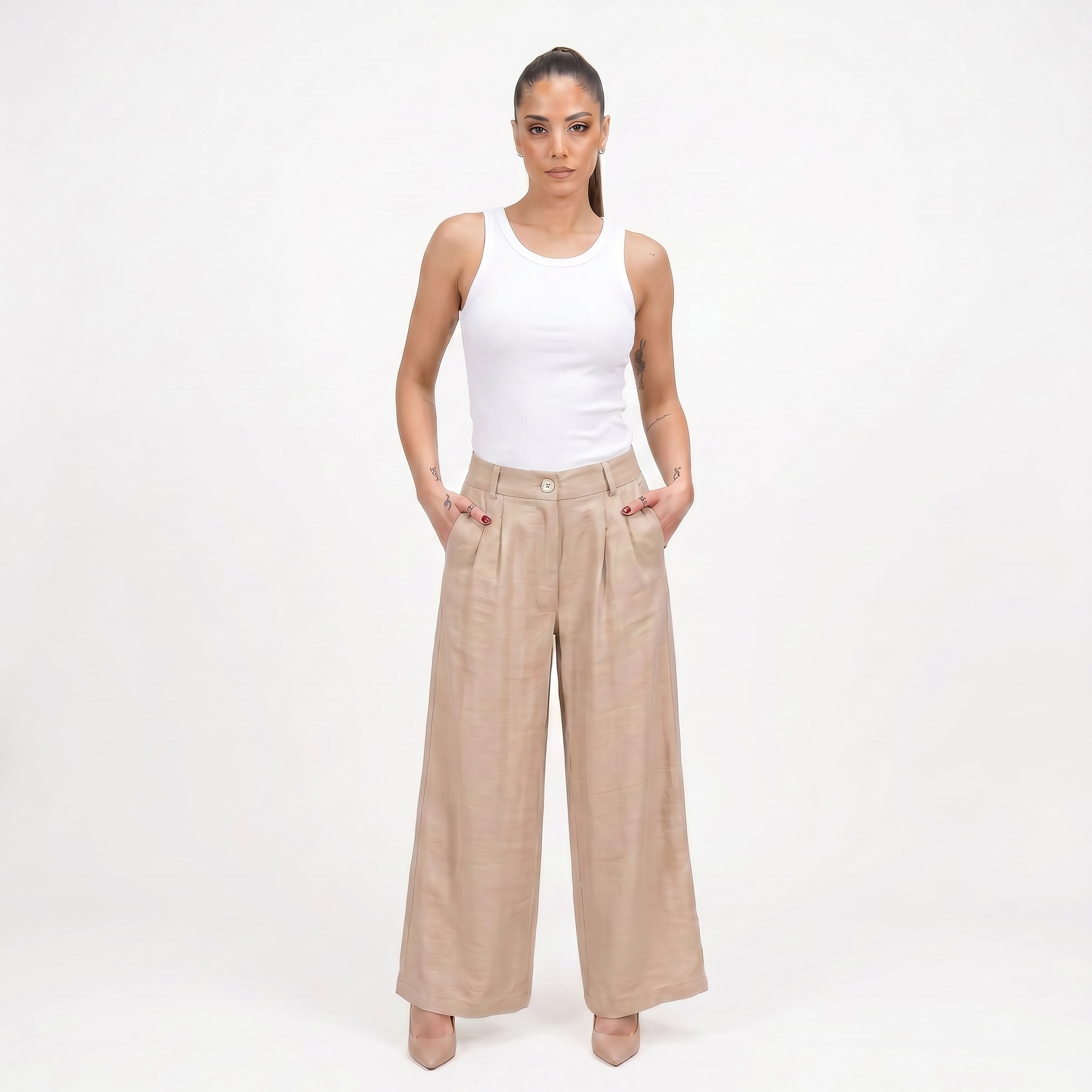SOUTHLAB PANTALONE PALACE CREPE