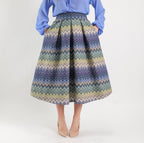 SARTORIA GONNA BROCCATO MISSONI BLU