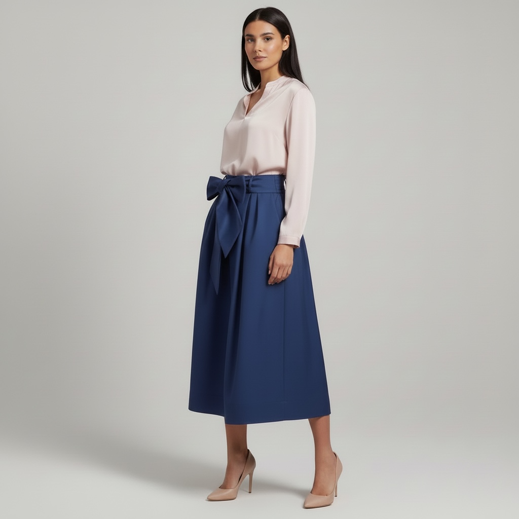 SARTORIA GONNA ECOLE BLU NAVY