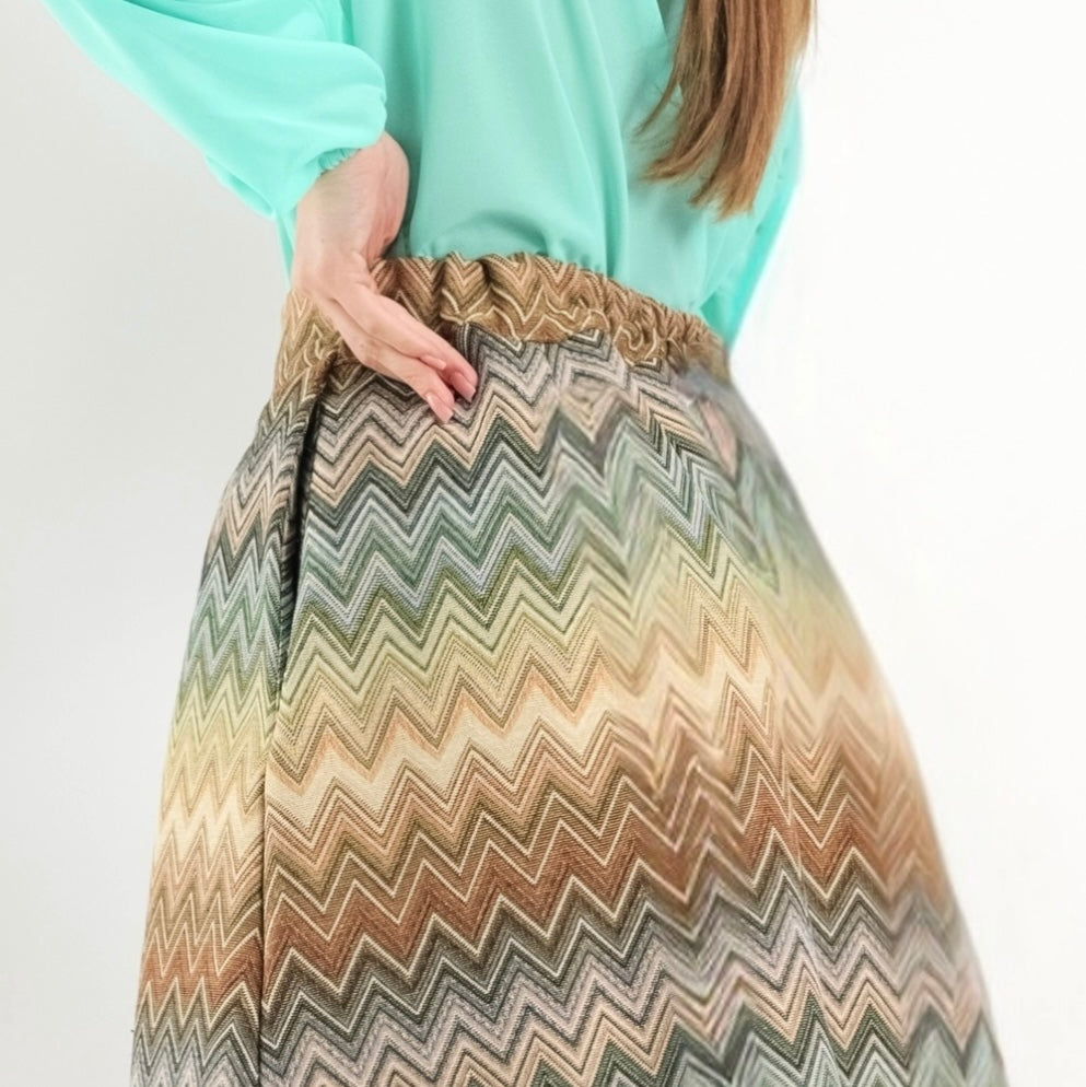 SARTORIA GONNA BROCCATO MISSONI SAFARI