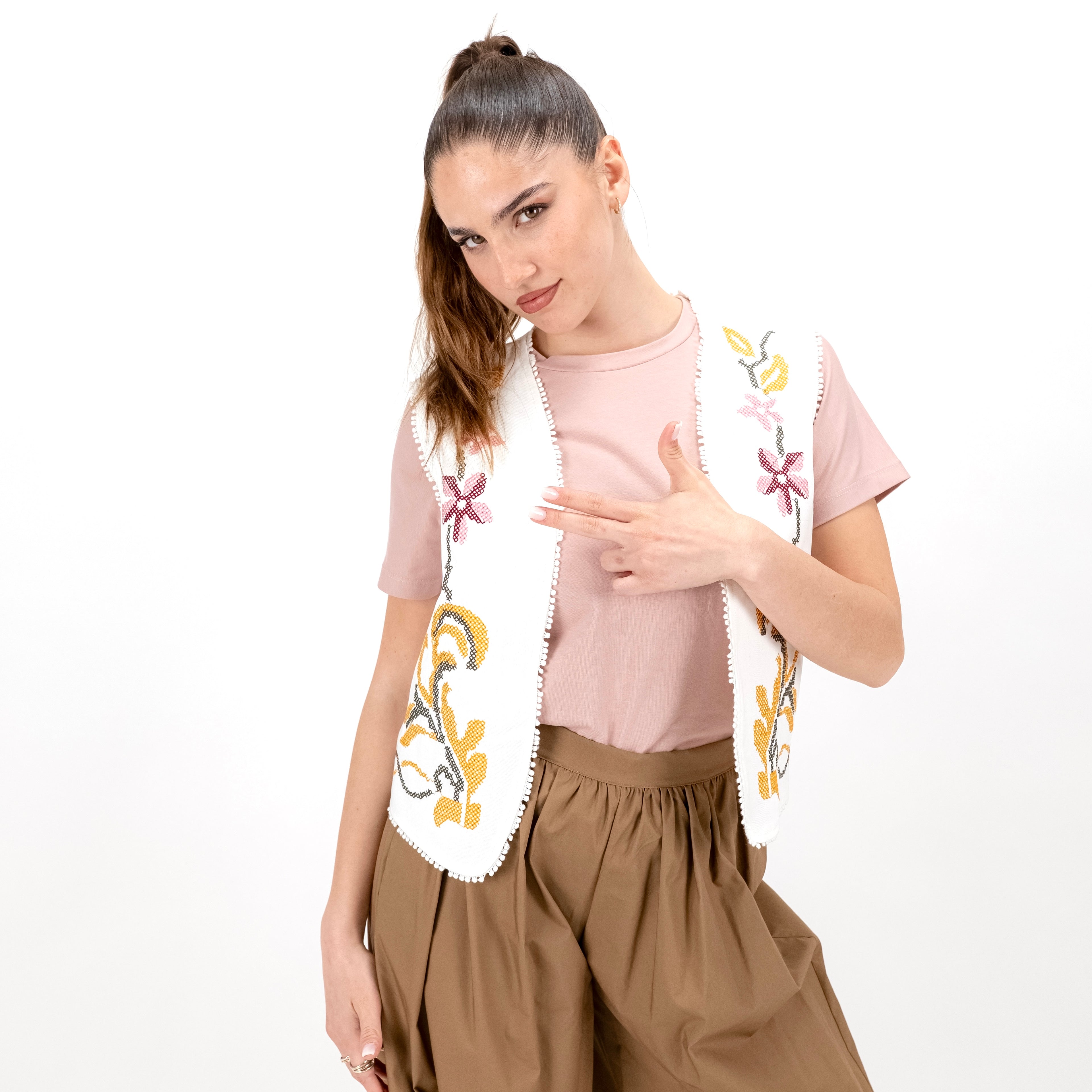 LOKITA GILET PUNTO CROCE