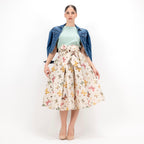 SARTORIA GONNA FIOCCO BUTTERFLY