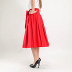 SARTORIA GONNA ECOLE ROSSO
