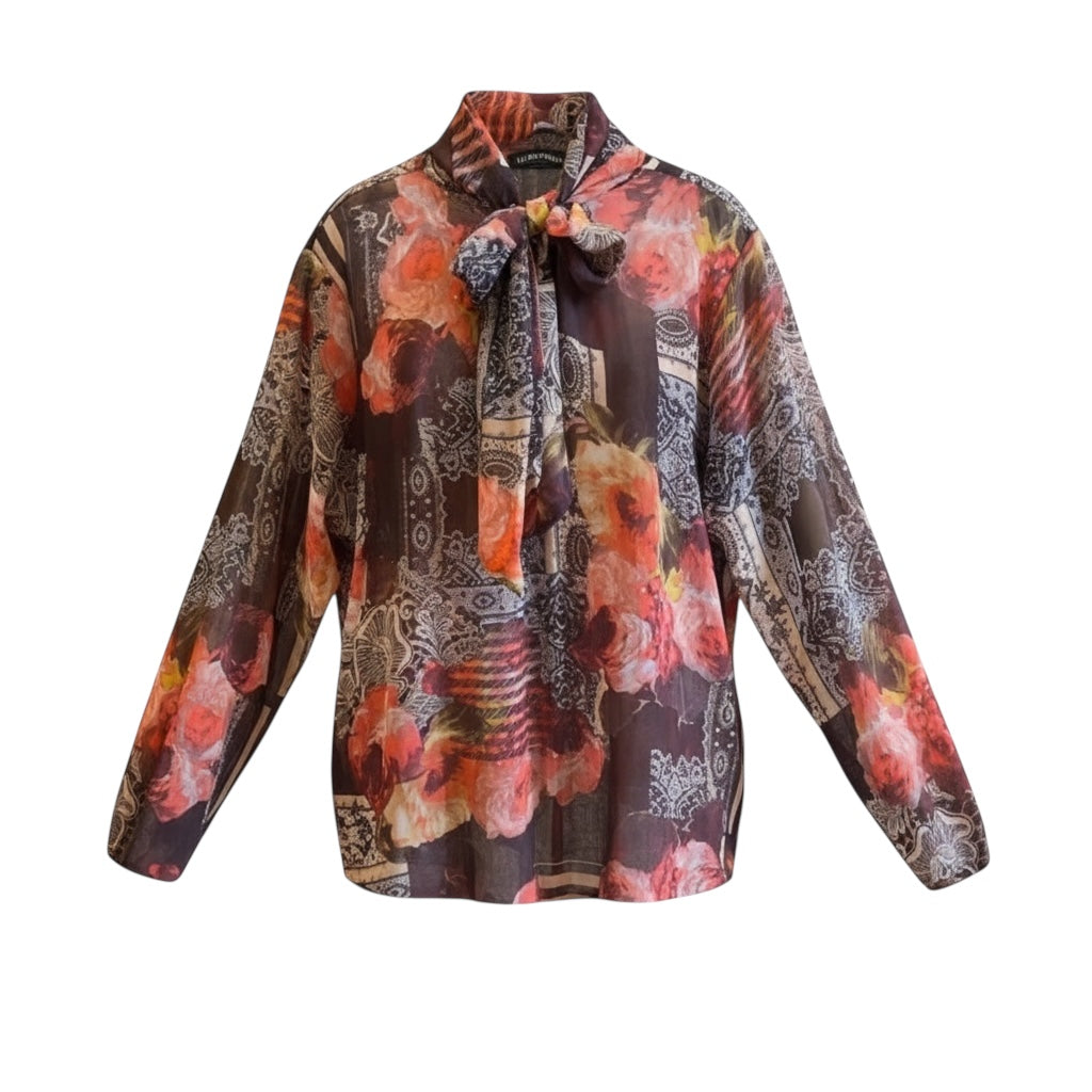 SARTORIA BLUSA FIOCCO MULTICOLOR