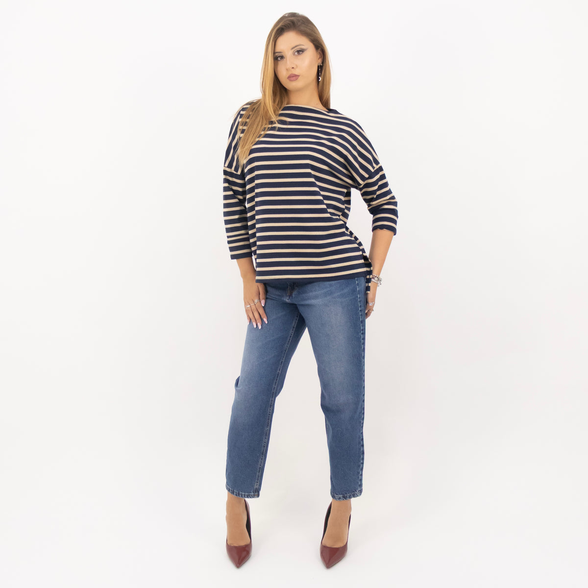 SOUTHLAB T-SHIRT 2158 STRIPE