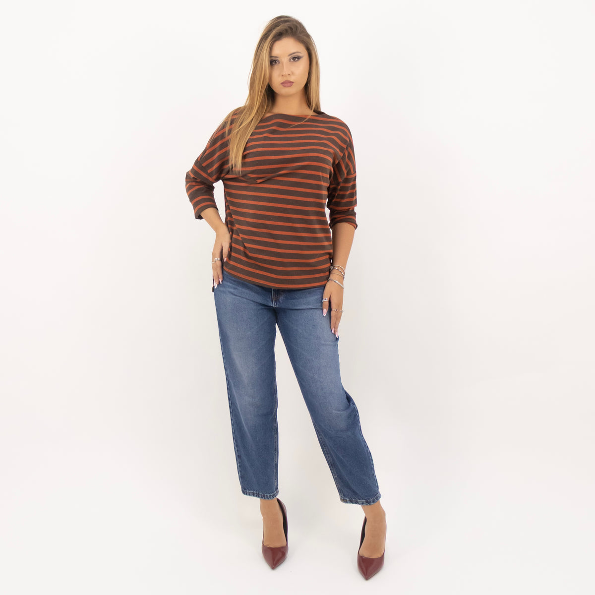 SOUTHLAB T-SHIRT 2158 STRIPE