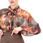 SARTORIA BLUSA FIOCCO MULTICOLOR