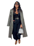 LOKITA CAPPOTTO SPIGA GRIGIO