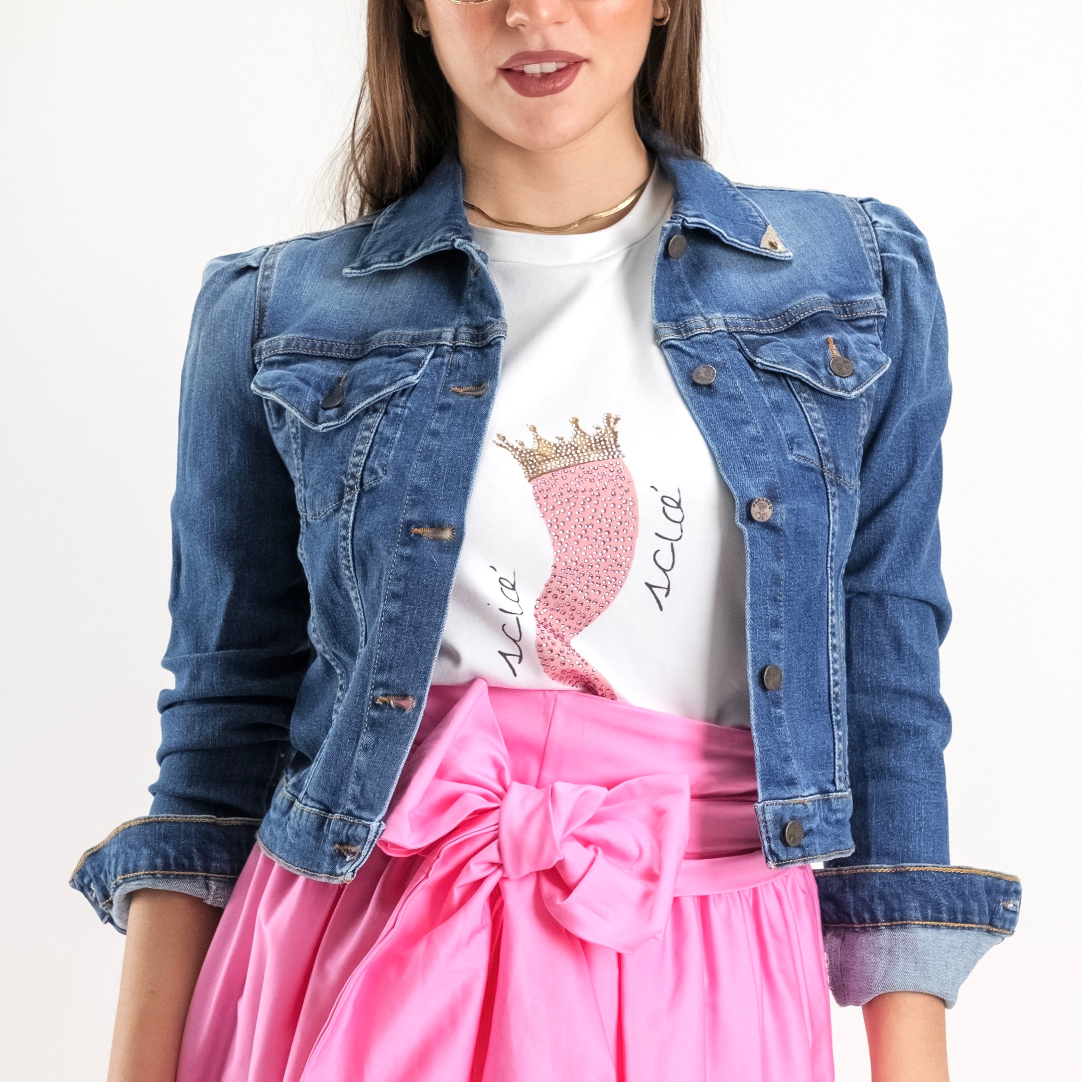 JETAIME T-SHIRT HORN ROSA