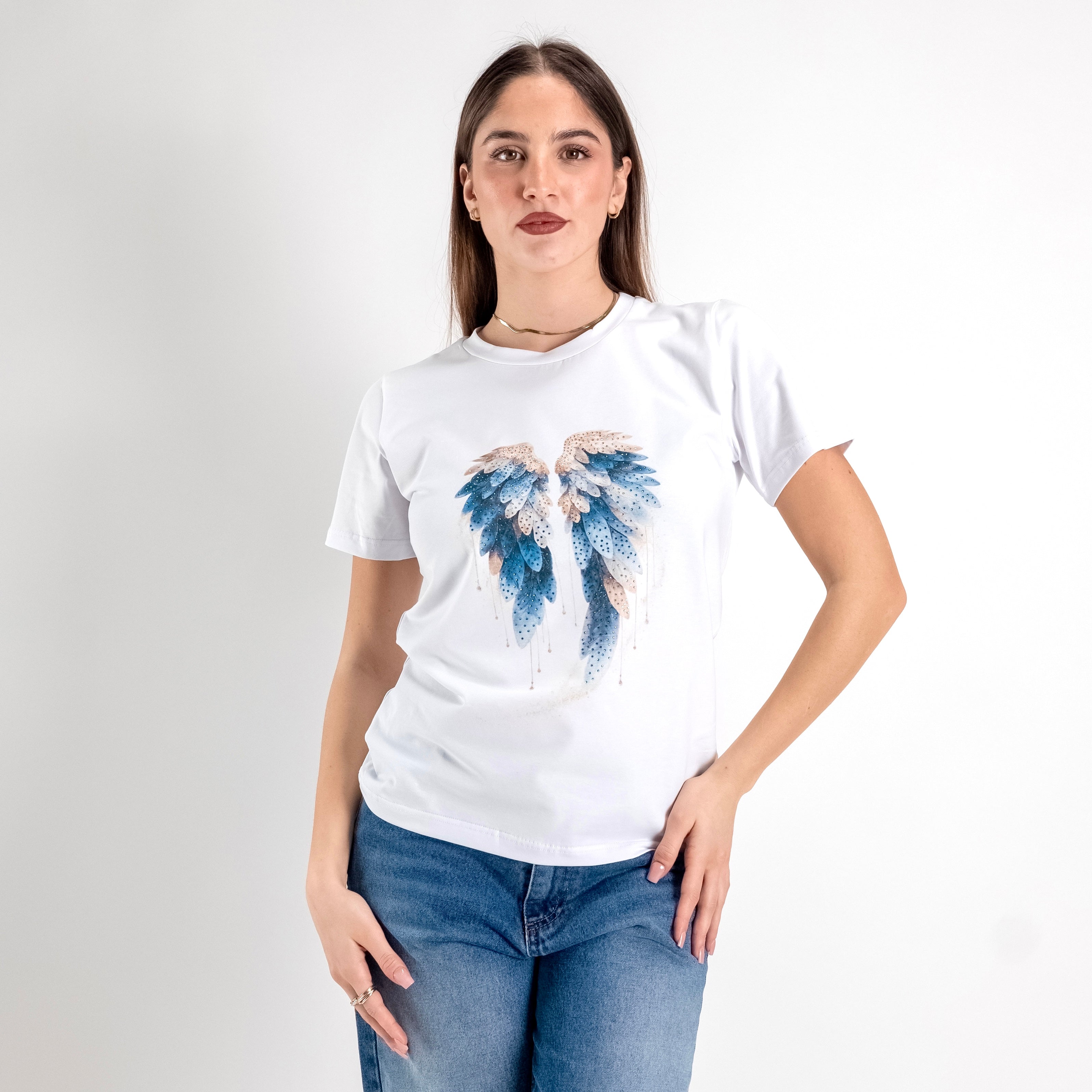 JETAIME T-SHIRT WINGS BLU