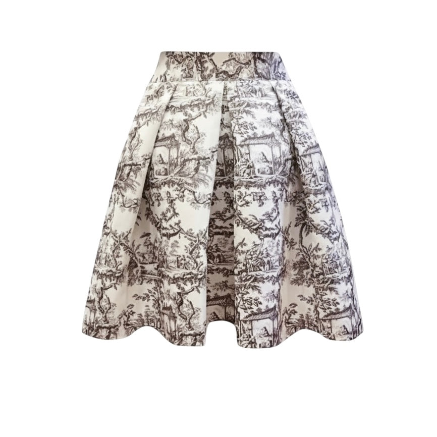 SARTORIA GONNA MINI TOILE