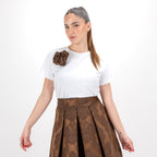 SARTORIA T-SHIRT DAMASCO CHOCCOLATE