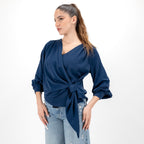 SOUTHLAB BLUSA INCROCIO