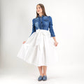SARTORIA GONNA ECOLE BIANCO