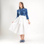 SARTORIA GONNA ECOLE BIANCO