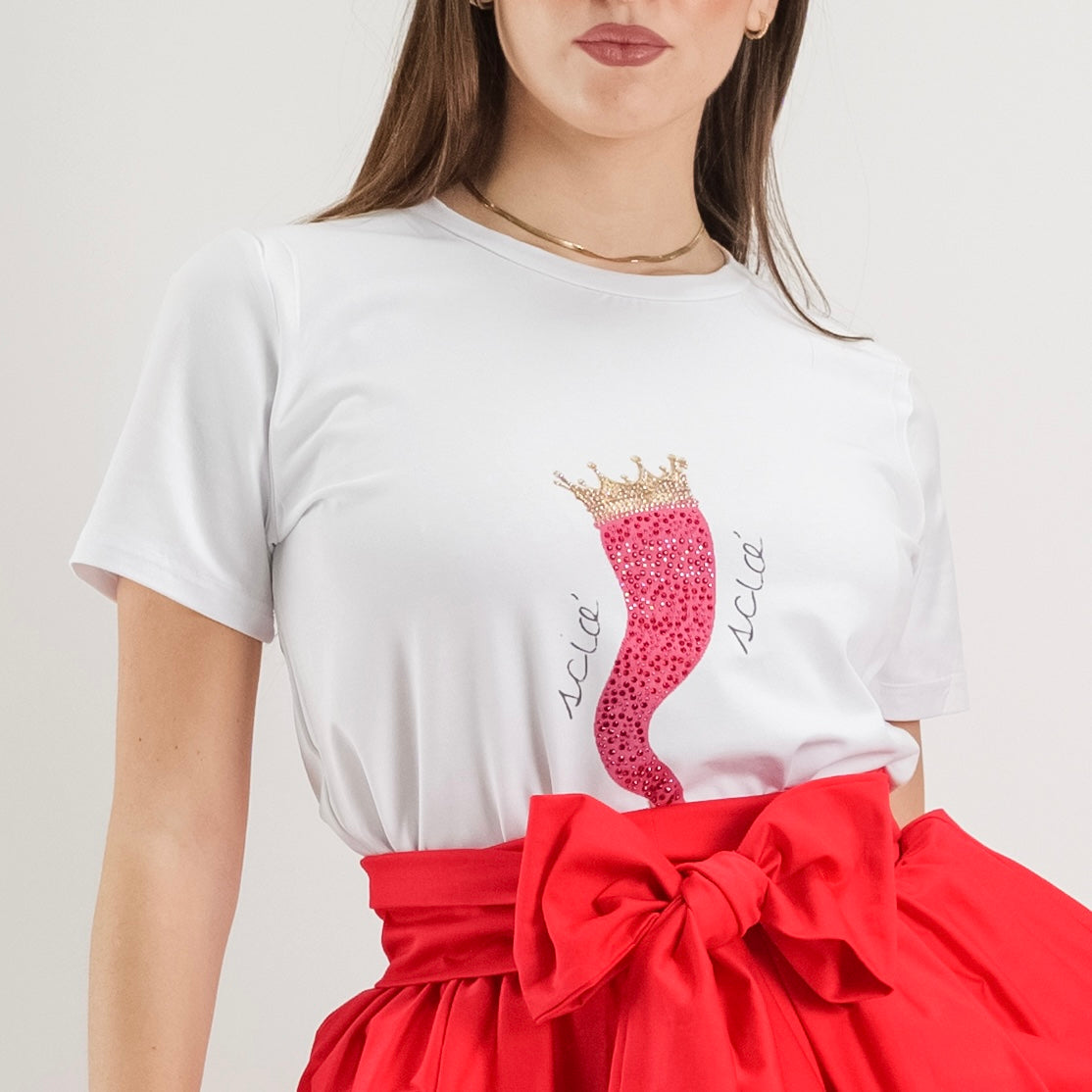 JETAIME T-SHIRT HORN ROSSO
