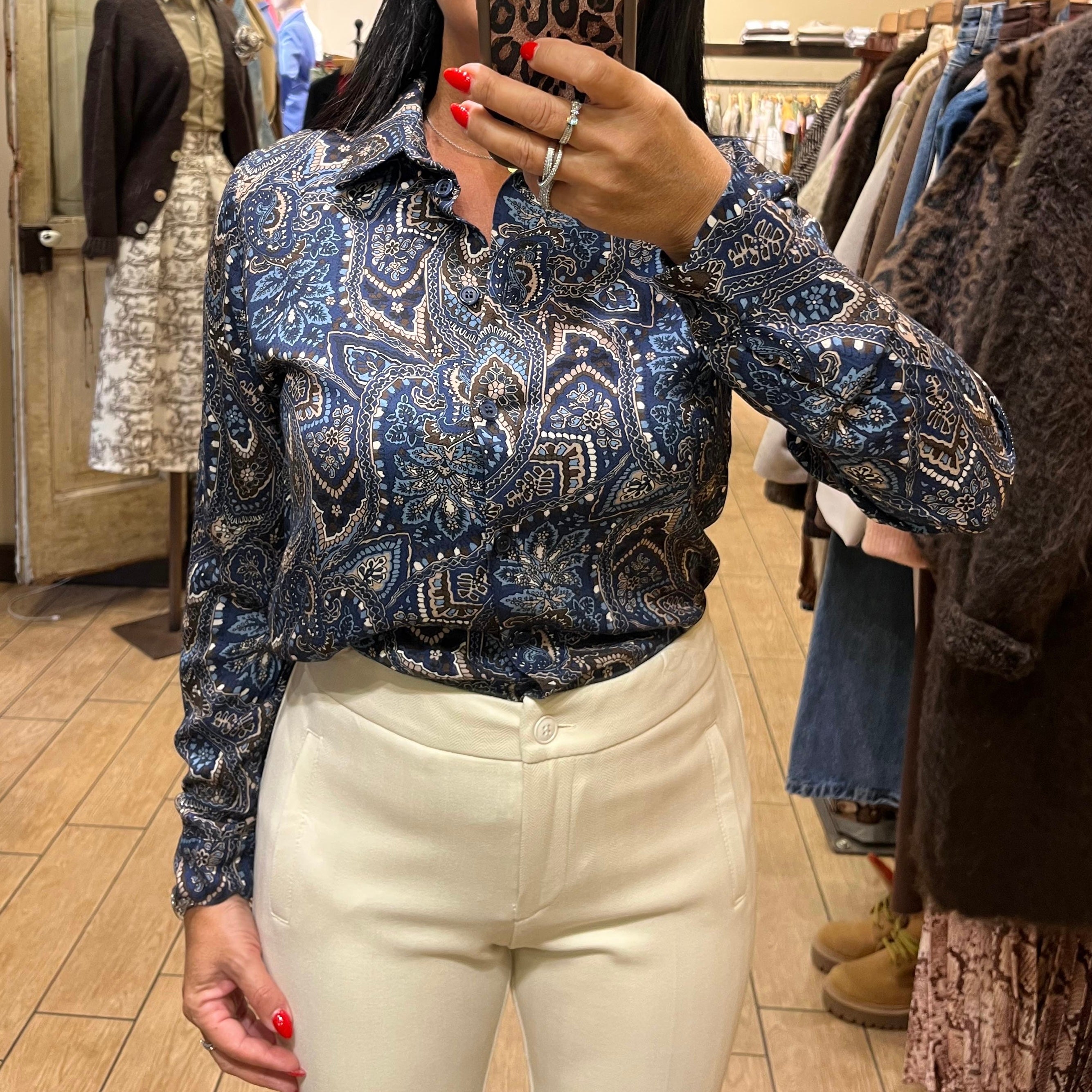 SOUTHLAB CAMICIA CASHMERE BLU