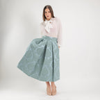 SARTORIA GONNA DAMASCO MENTA