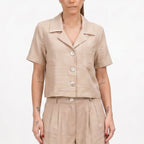 SOUTHLAB GIACCA CROP CREPE
