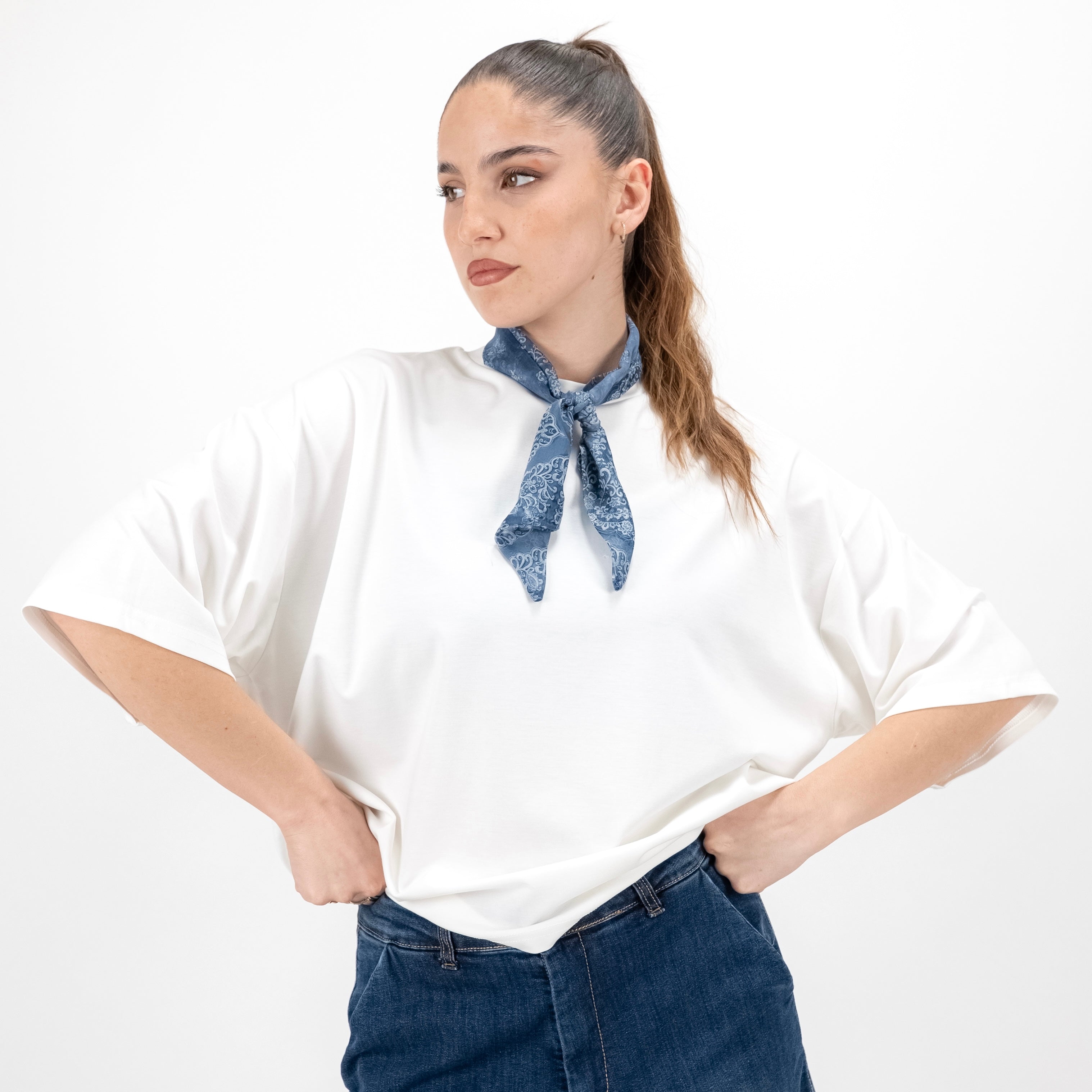 LOKITA MAGLIA FOULARD