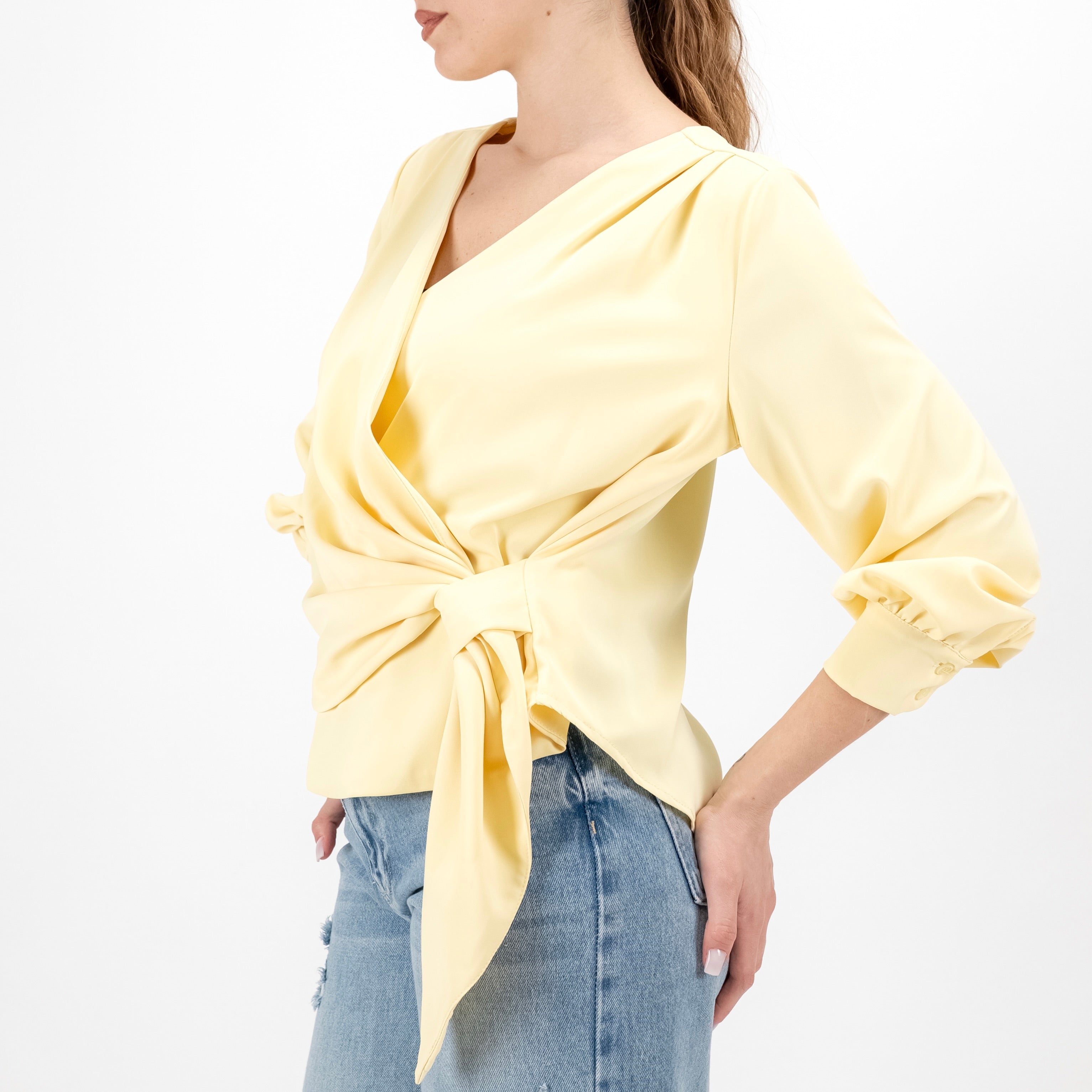 SOUTHLAB BLUSA INCROCIO